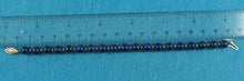 Load image into Gallery viewer, 7T50405-34-Natural-Lapis-Lazuli-Beads-14k-Yellow-Gold-Clasp-14k-2.5mm-Beads-Bracelet