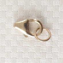 Load image into Gallery viewer, 800016-14k-Yellow-Solid-Gold-Lobster-Claw-Trigger-Close-Ring-Clasp