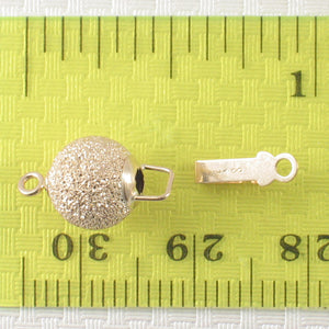 800020-14k-Yellow-Gold-Sparkle-Bead-Clasp-for-Necklaces-Bracelets