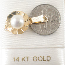 Load image into Gallery viewer, 800039B-14K-Solid-Yellow-Gold-Closed-Jump-Rings-White-Cultured-Pearl-Clasp