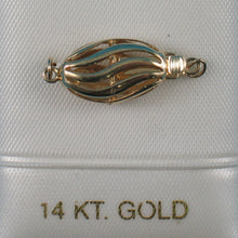 Load image into Gallery viewer, 800050-14K-Solid-Yellow-Gold-Wave-Shape-Clasp
