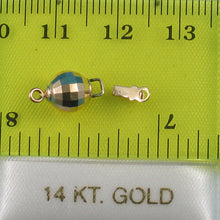 Load image into Gallery viewer, 800053-14k-Yellow-Gold-High-Polished-Mirror-Ball-Pearl-Bead-Clasp