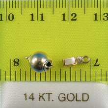 Load image into Gallery viewer, 800074-14k-Yellow-Gold-High-Polished-Smooth-Ball-Pearl-Bead-Clasp
