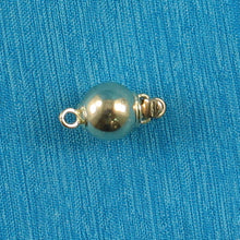 Load image into Gallery viewer, 800074-14k-Yellow-Gold-High-Polished-Smooth-Ball-Pearl-Bead-Clasp