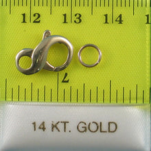 Load image into Gallery viewer, 800081-14k-Gold-High-Polished-Closed-Ring-Bead-Infinity-Clasp