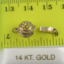 Load image into Gallery viewer, 800085-14k-Yellow-Solid-Gold-Wave-Clasp
