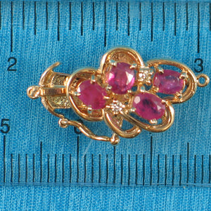 820003-14KT- Solid-Yellow-Gold-Genuine-Natural-Red-Ruby-Diamond-Clasp