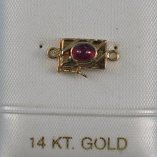 Load image into Gallery viewer, 820005-14Kt-Solid-Yellow-Gold-Genuine-Natural-Red-Ruby-Clasp