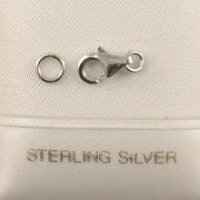 Load image into Gallery viewer, 840033-Solid-Sterling-Silver-925-Rhodium-Finish-Triggering-Claw-Clasp