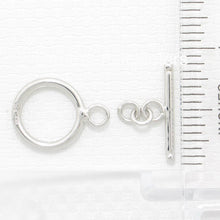 Load image into Gallery viewer, 840019-Solid-Sterling-Silver-925-Rhodium-Finishes-Toggle Clasp
