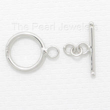 Load image into Gallery viewer, 840019-Solid-Sterling-Silver-925-Rhodium-Finishes-Toggle Clasp