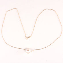Load image into Gallery viewer, 8500110-14K-Yellow-Gold-Box-Chain-White-Pearl-Necklace