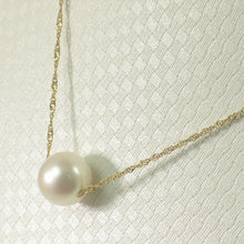 Load image into Gallery viewer, 8500170-White-Cultured-Pearl-Necklace-14k-Yellow-Gold-Chain
