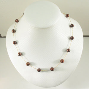 8501173-14k-YG-Chocolate-Pearl-Handcrafted-Tin-Cup-Necklace