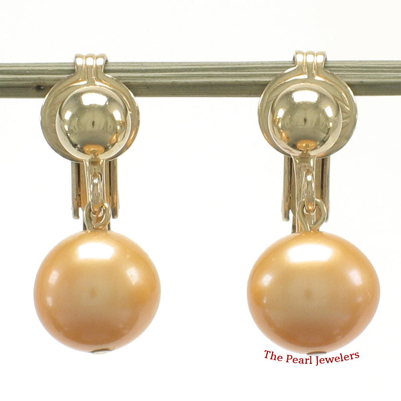 9100225-14k-Gold-Filled-Non-Pierced-Clip-Golden-F/W-Cultured-Pearl-Earrings