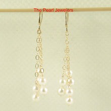 Load image into Gallery viewer, 9100250-14k-Gold-Filed-Leverback-Genuine-White-Pearl-Drop-Dangle-Earrings