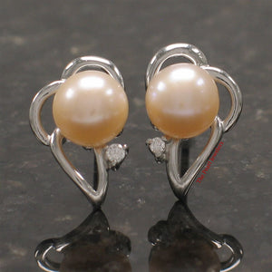 9100262-Solid-Sterling-Silver-925-Pink-Cultured-Pearl-Cubic-Zirconia-Post-Earrings