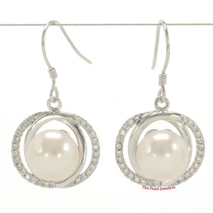 9100540-Unique-Sterling-Silver-White-Cultured-Pearls-Cubic-Zirconia-Earrings