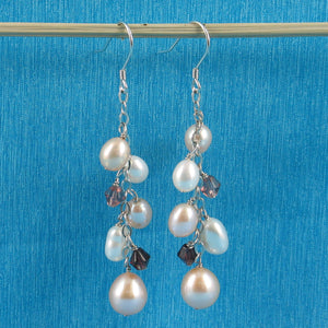 9101022-Sterling-Silver-Chain-Handcrafted-Max-Size-Pink-Pearl-Hook-Earrings