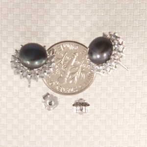 9109950-Genuine-White-Cultured-Pearl-Solid-Sterling-Silver-Stud-Earrings