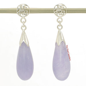 9110002-Solid-Silver-925-Oriental-Lavender-Jade-Dangle-Stud-Earrings