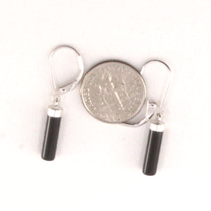9110131-Solid-Sterling-Silver-925-Black-Onyx-Tube-Dangle-Leverback-Earrings