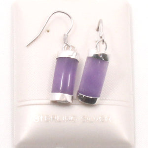 9110462-Solid-Silver-925-Hook-Curved-Shaped-Lavender-Jade-Dangle-Earrings