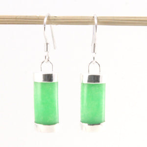 9110463-Curved-Shaped-Green-Jade-Solid-Silver-925-Hook-Dangle-Earrings