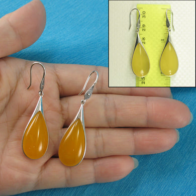 9110654-Raindrop-Yellow-Agate-Solid-Sterling-Silver-Hook-Drop-Dangle-Earrings