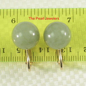 9111126-Celadon-Green-Jade-1/20-14k-Yellow-Gold-Filled-Non-Pierced-Clip-Earrings