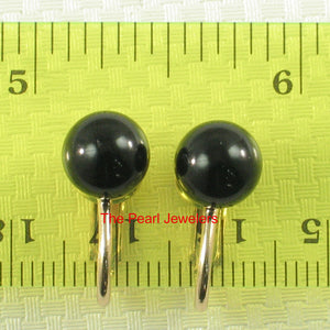 9112221-Black-Onyx-1/20-14k-Yellow-Gold-Filled-Non-Pierced-Clip-Earrings