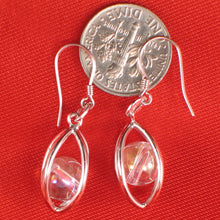 Load image into Gallery viewer, 9119940-Solid-Sterling-Silver-Lucky-Lanterns-Genuine-Crystal-Hook-Earrings