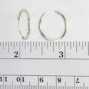 9130151-Piercing-Earring-Small-Round Sterling-Silver-.925-Hoop-Earrings