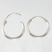 Load image into Gallery viewer, 9130151-Piercing-Earring-Small-Round Sterling-Silver-.925-Hoop-Earrings