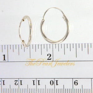9130152-Piercing-Earring-Small-Round Sterling-Silver-.925-Hoop-Earrings