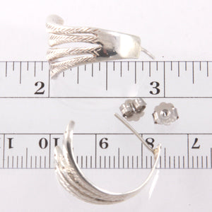 9130154-Sterling-Silver-Mismatched-Post-Earrings-Earrings