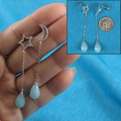 9131794-Beautiful-Solid-Silver-.925-Moon-Star-Aquamarine-Cubic-Zirconia-Earrings