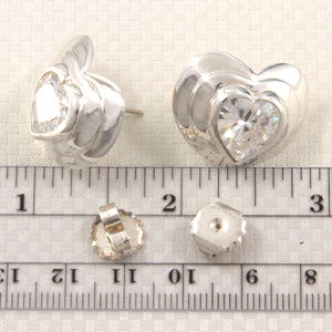 9131808-Cubic-Zirconia-Heart-Stud-Earrings-in-Sterling-Silver