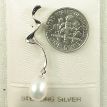 Load image into Gallery viewer, 9200090-Water-Flow-Crafted-White-Cultured-Pearl-Solid-Silver-925-Pendant