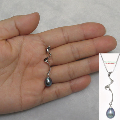 9200091-Solid-Silver-925-Water-Flow-Black-Cultured-Pearl-Pendant
