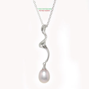 9200092-Solid-Silver-925-Water-Flow-Pale-Lavender-Cultured-Pearl-Pendant-Necklace