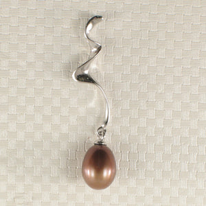 9200093-Solid-Silver-925-Water-Flow-Chocolate-Cultured-Pearl-Pendant