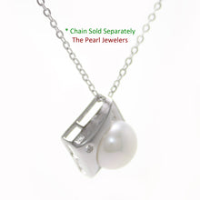 Load image into Gallery viewer, 9200100-Unique-Natural-White-Cultured-Pearl-Sterling-Silver-925-Pendant-Necklace