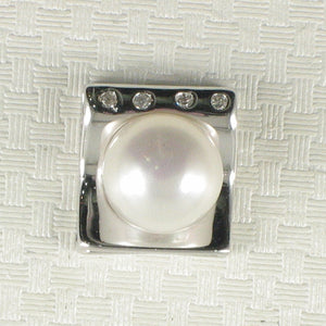 9200120-Beautiful-Sterling-Silver-925-Cubic-Zirconia-White-Cultured-Pearl-Pendant