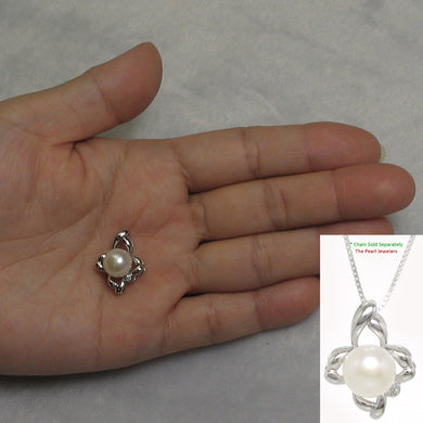 9200130-White-Cultured-Pearl-C.Z-Sterling-Silver-925-Flower-Pendants