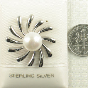 9200150-Sun-Unique-Silver-925-Genuine-White-Cultured-Pearl-Pendants-Necklace