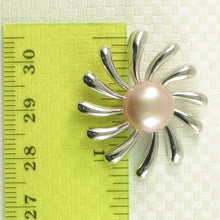 Load image into Gallery viewer, 9200154-Solid-Silver-925-Sun-Design-Genuine-Lavender-Cultured-Pearl-Pendant