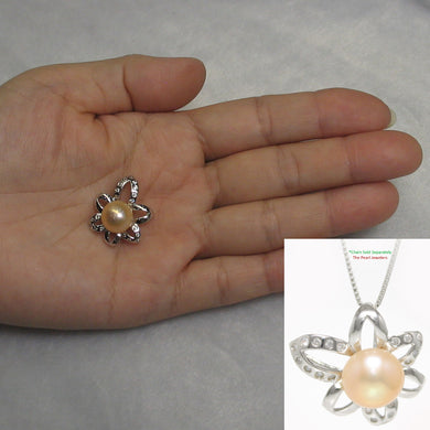 9200162-Natural-Peach-Cultured-Pearl-Cubic-Zirconia-Sterling-Silver-925-Pendant
