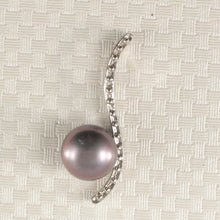 Load image into Gallery viewer, 9200200-Solid-Sterling-Silver-925-Water-Flow-Freshwater-Cultured-Pearl-Pendant