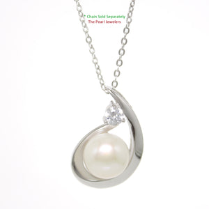 9200210-Solid-Silver-925-Unique-Cubic-Zirconia-White-Cultured-Pearl-Pendant